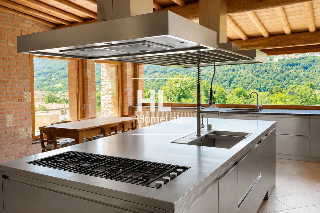 PRESTIGIOSA TENUTA DI CHARME CON PARCO, MAISONETTE OSPITI E POTENZIALE DI SVILUPPO A BREGANZONA