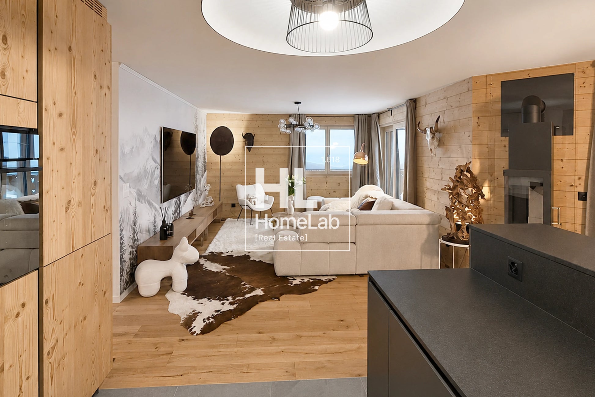 ELEGANTE RIFUGIO ALPINO CONTEMPORANEO A CRANS-MONTANA