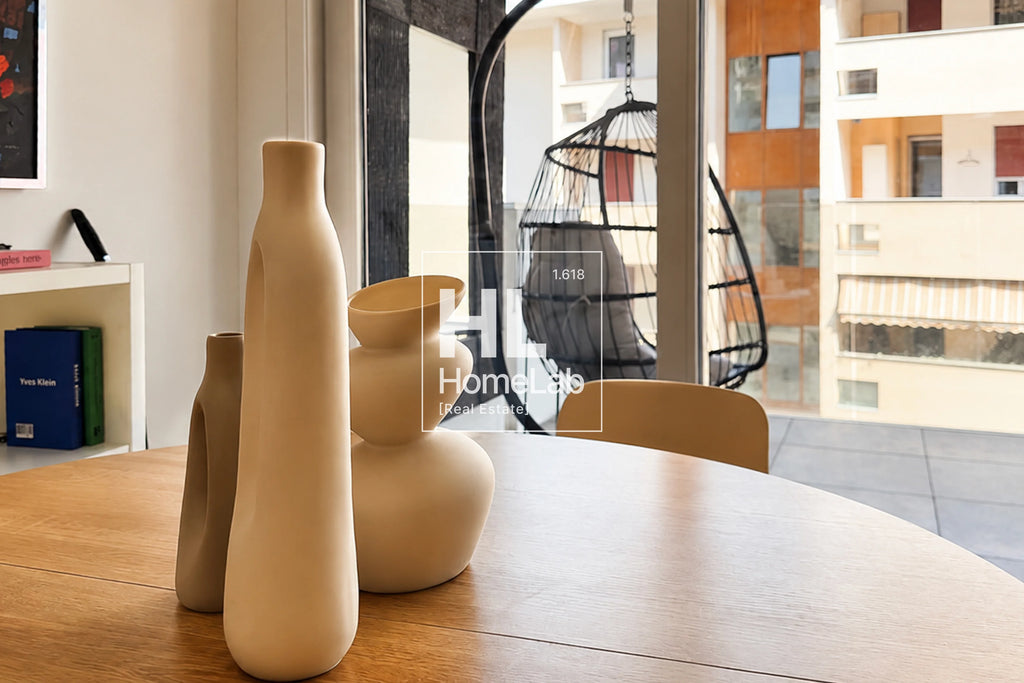 ELEGANTE APPARTAMENTO ARREDATO CON AMPIA TERRAZZA A MASSAGNO