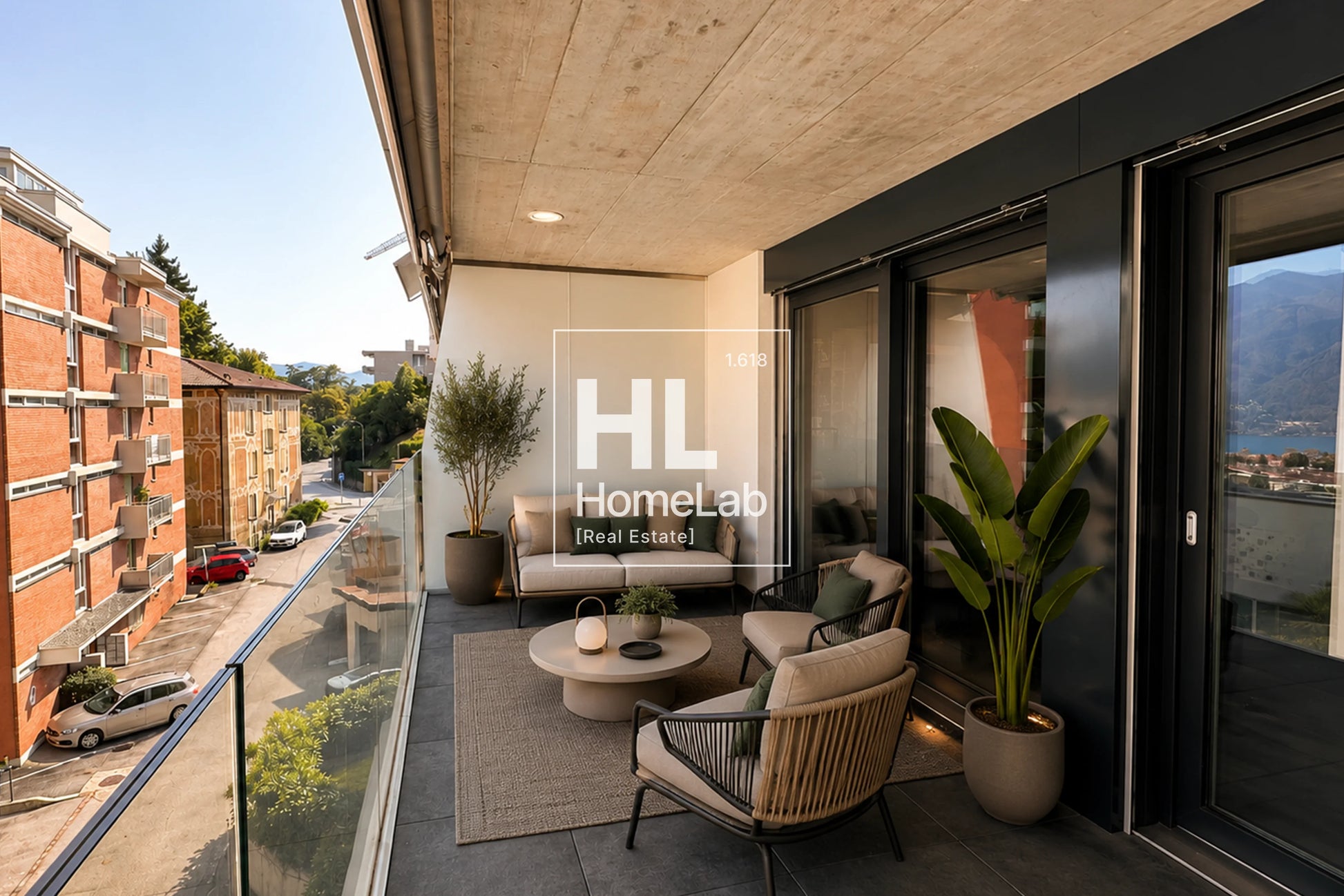 ELEGANTE APPARTAMENTO ARREDATO CON AMPIA TERRAZZA A MASSAGNO