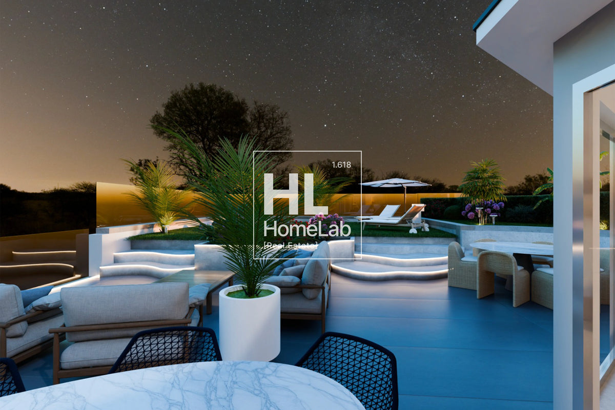 ATTICO CONTEMPORANEO CON TERRAZZE E GIARDINO PRIVATO A MASSAGNO
