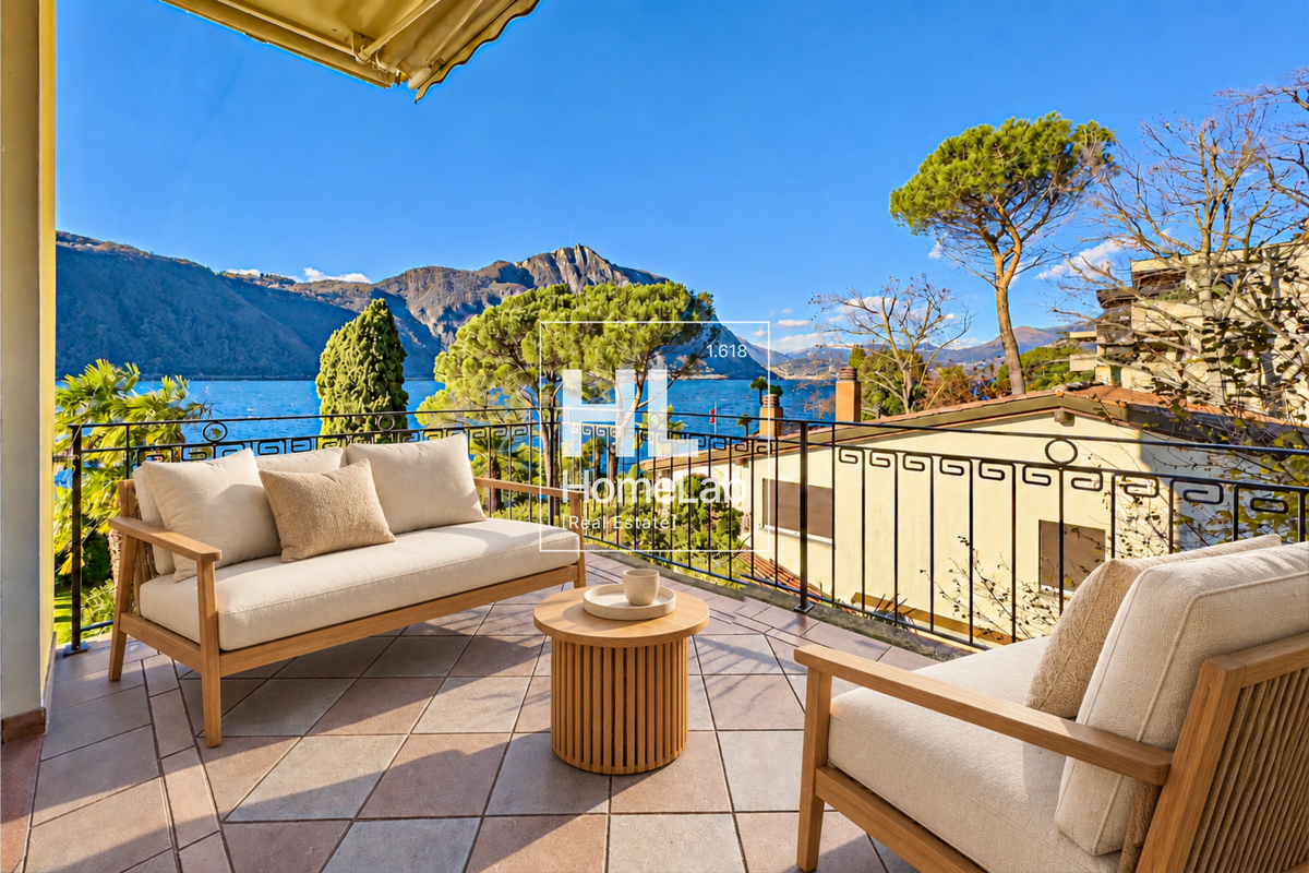 APPARTAMENTO FRONTE LAGO CON TERRAZZA, PISCINA E POSTO BARCA A BISSONE