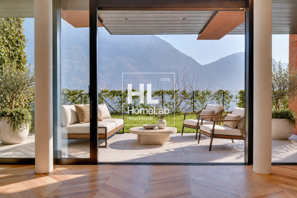 PRESTIGIOSO DUPLEX DI DESIGN CON GIARDINO PRIVATO, VISTA LAGO E AREA WELLNESS A CANOBBIO