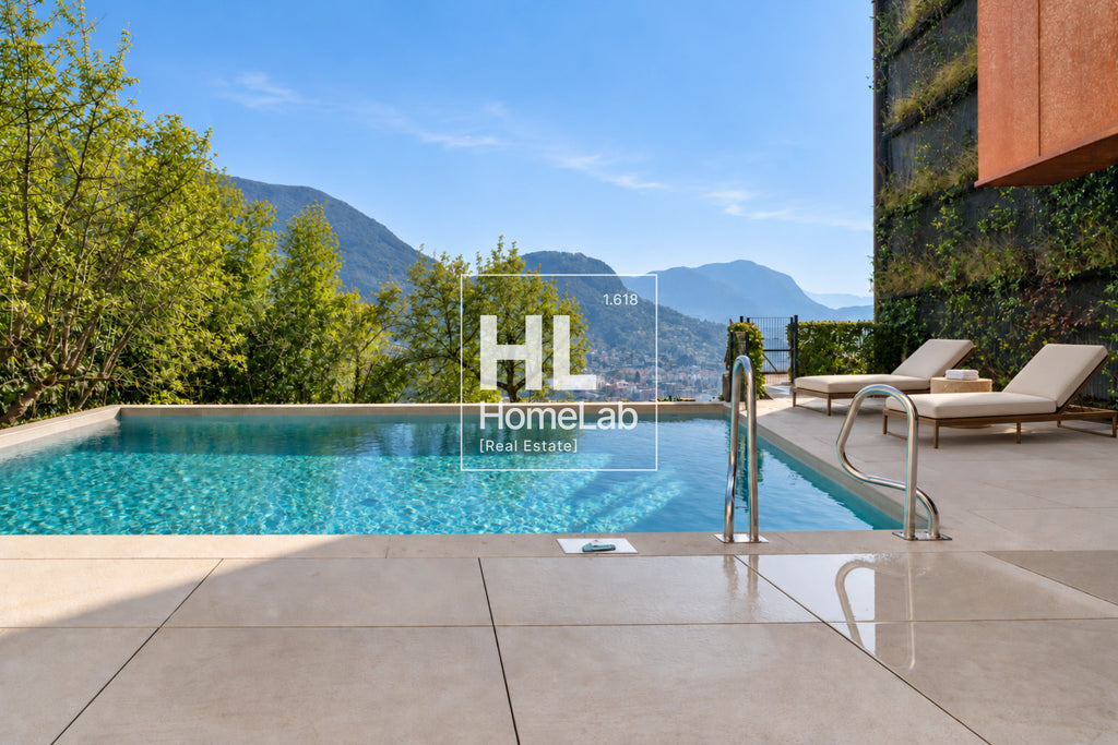 PRESTIGIOSO DUPLEX DI DESIGN CON GIARDINO PRIVATO, VISTA LAGO E AREA WELLNESS A CANOBBIO