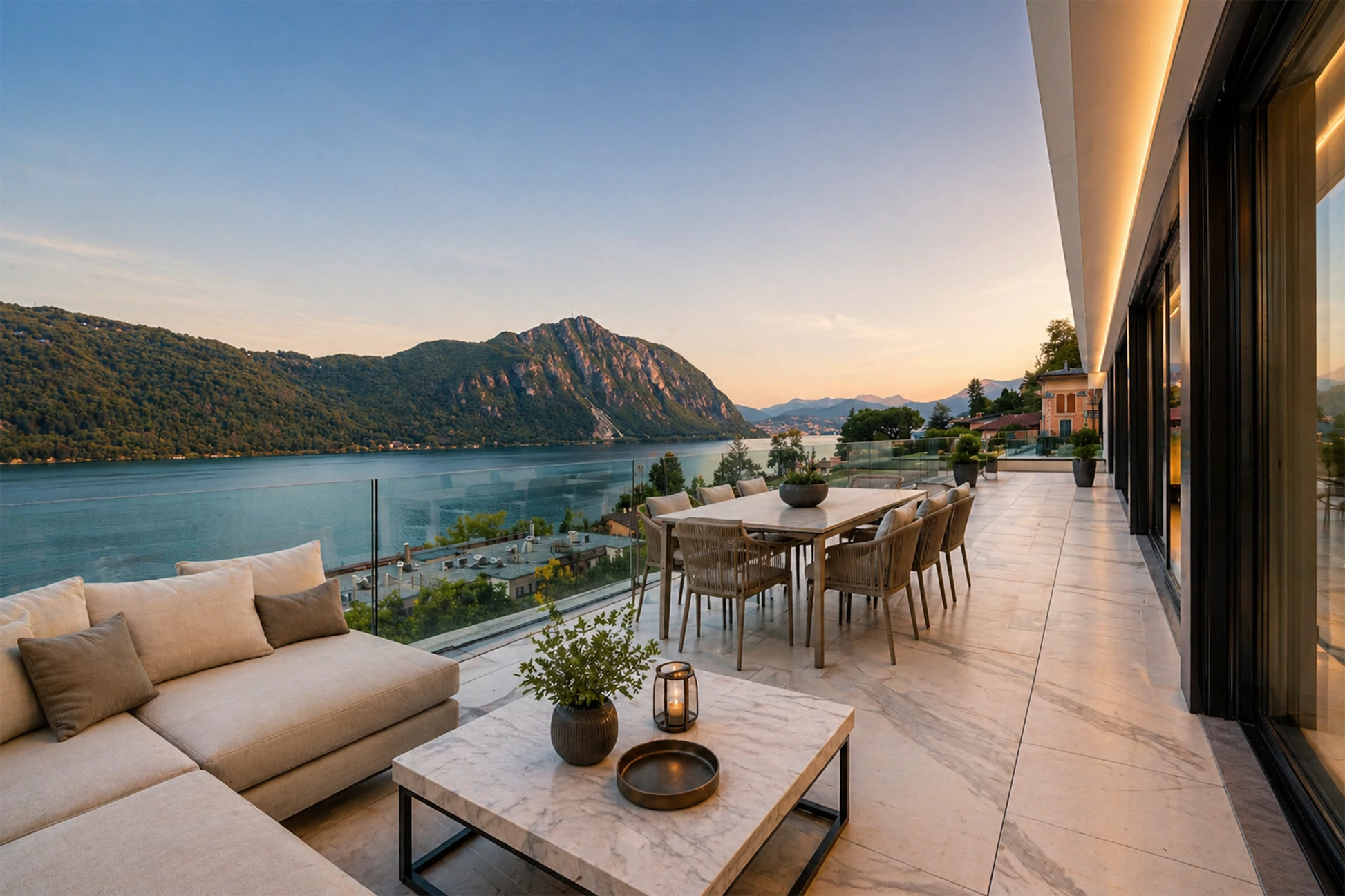 ATTICO DI LUSSO CON VISTA LAGO A BISSONE